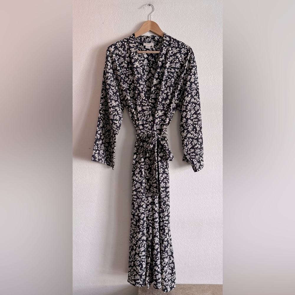 JONES NEW YORK Floral Robe/ Wrap Dress